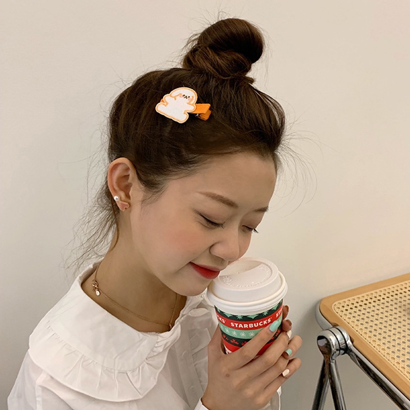 Kẹp tóc mái gắn hình thú vật hoạt hình đáng yêu cho bé gái