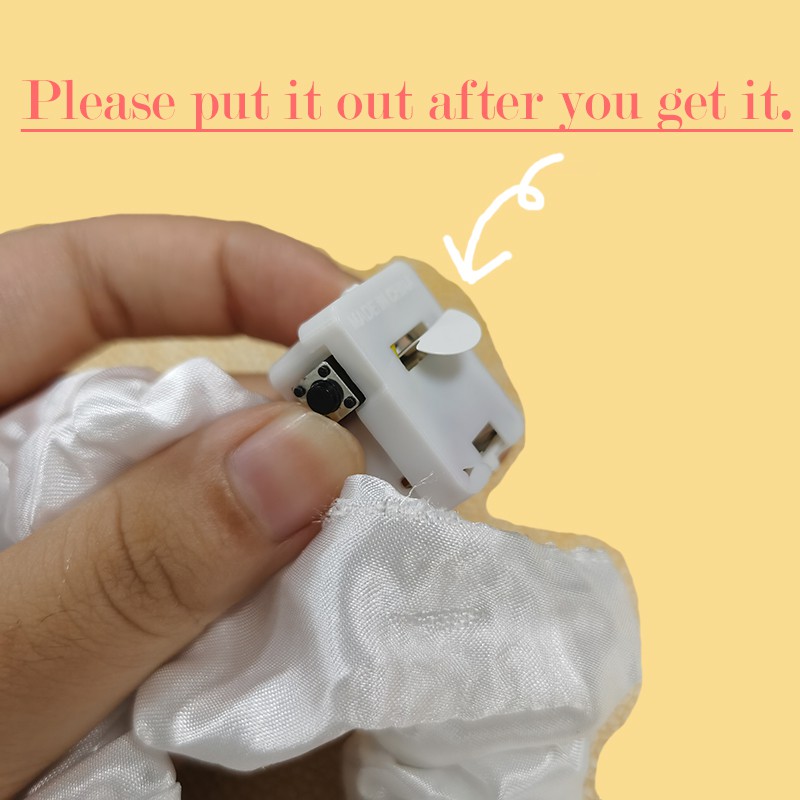 Dây cột tóc gắn đèn LED nhiều màu 3 chế độ điều chỉnh độ sáng thời trang cho nữ