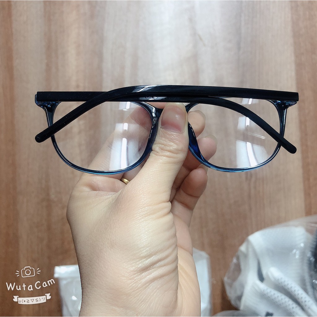MẮT KÍNH GIẢ CẬN FOM VUÔNG 2 CHẤM GÓC HOT TREND CHO BẠN GÁI-giadungsieure