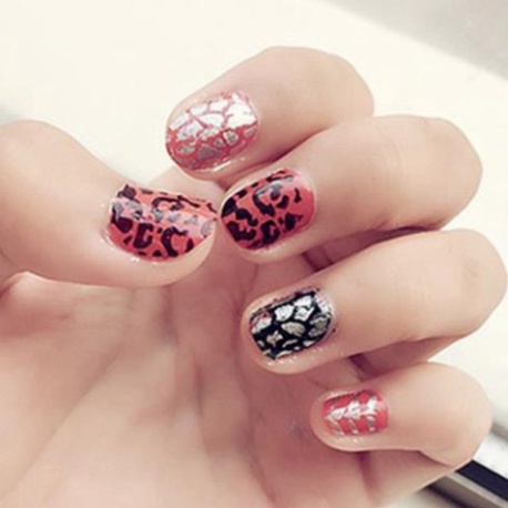 Khuôn In Nail, Con dấu  sơn mực in trang trí móng làm đẹp nail mi spa shop Hoangnam