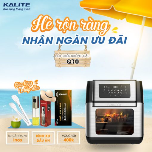 KALITE Q10 - NỒI CHIÊN KHÔNG DẦU KALITE Q10
