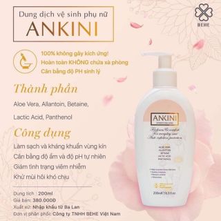 Dung dịch vệ sinh ankini nhập khẩu ba lan