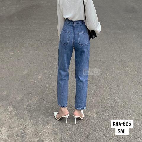Quần Jean KHA005 Hack Dáng Đẹp By Ginny | HotTrend Thời Trang Nữ Dạo Phố Công Sở | GinHouseShop