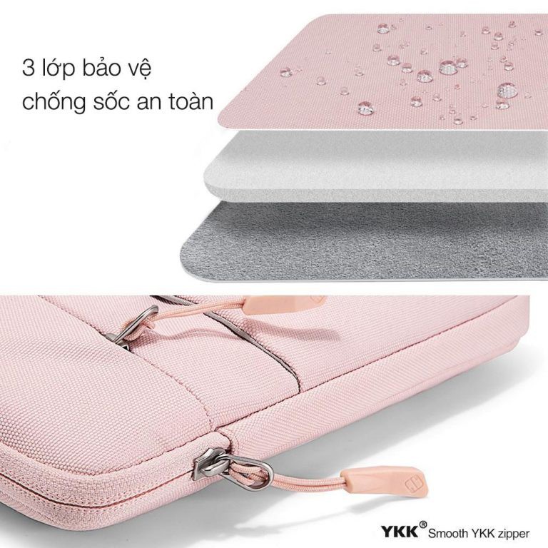 Túi chống sốc Tomtoc Style Macbook Air/Retina 13.3" Pink - A18