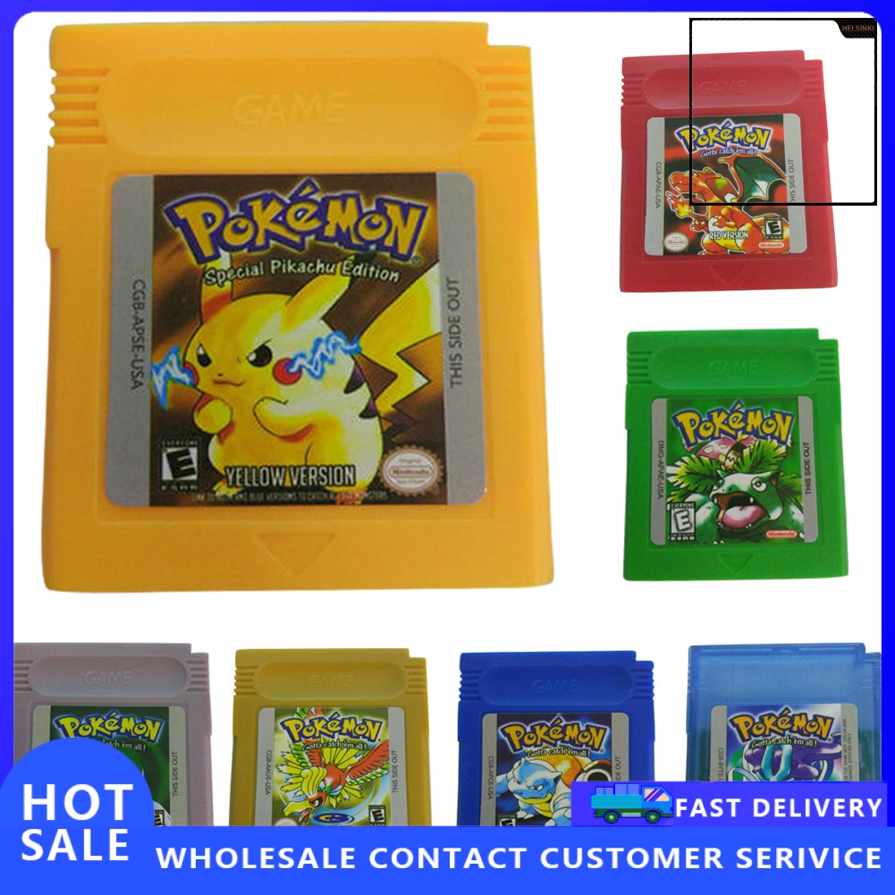 Thẻ chơi game dành cho bé trai nintendo pokemon gbc