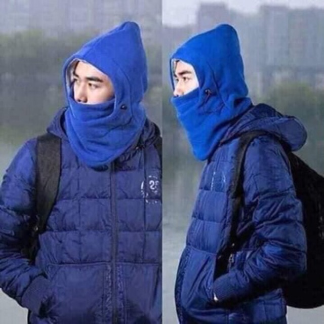 Mũ trùm đầu 2in1 giữ ấm cực tốt