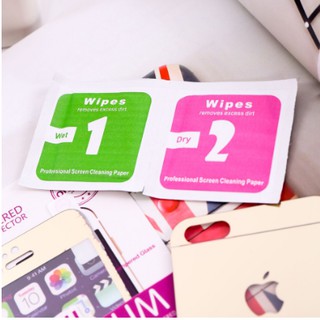 Miếng lau kính để dán cường lực