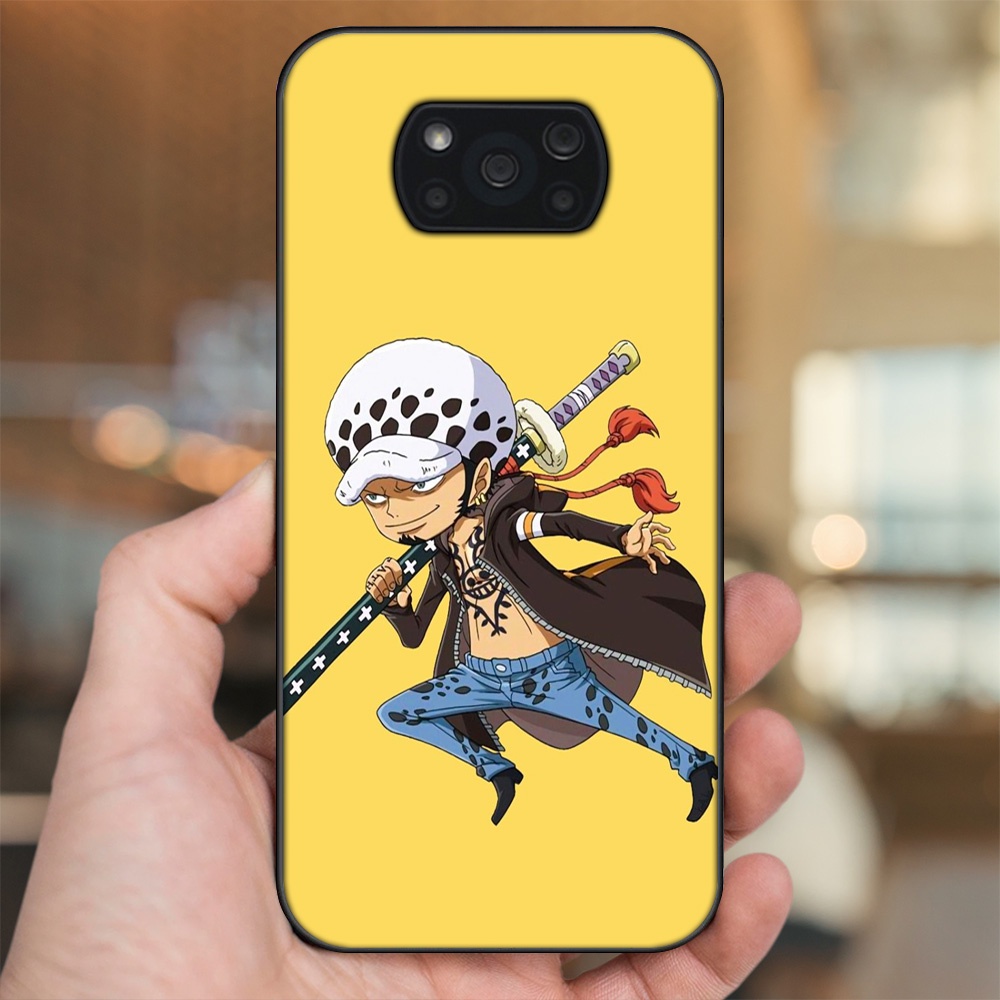 Ốp lưng Xiaomi Poco X3, Poco X3 Pro, Poco X3 NFC viền đen in hình Law One Piece