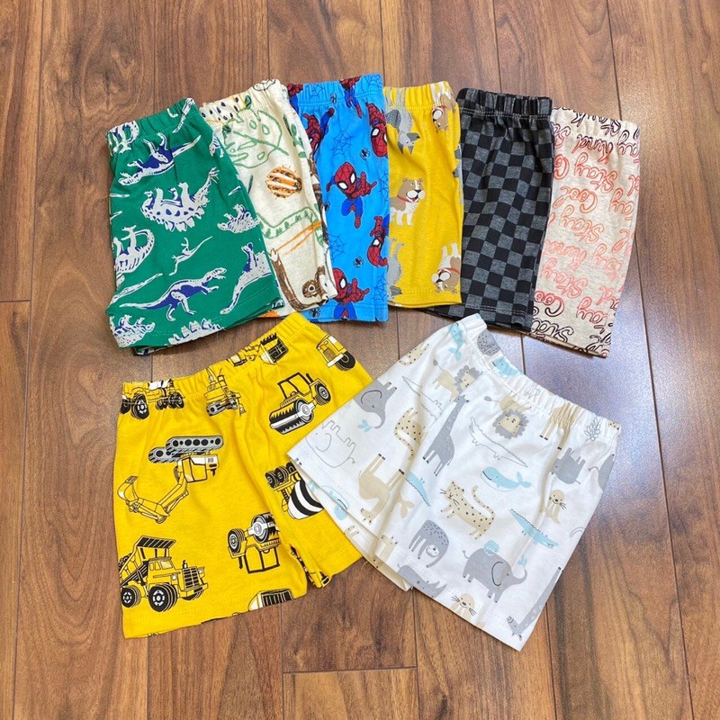 set 3 Quần sọt xuất dư bé trai từ 6-15kg