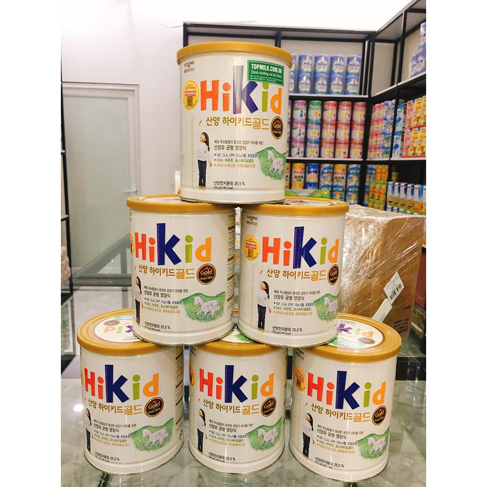 Sữa Hikid vanila được sản xuất tại Hàn Quốc