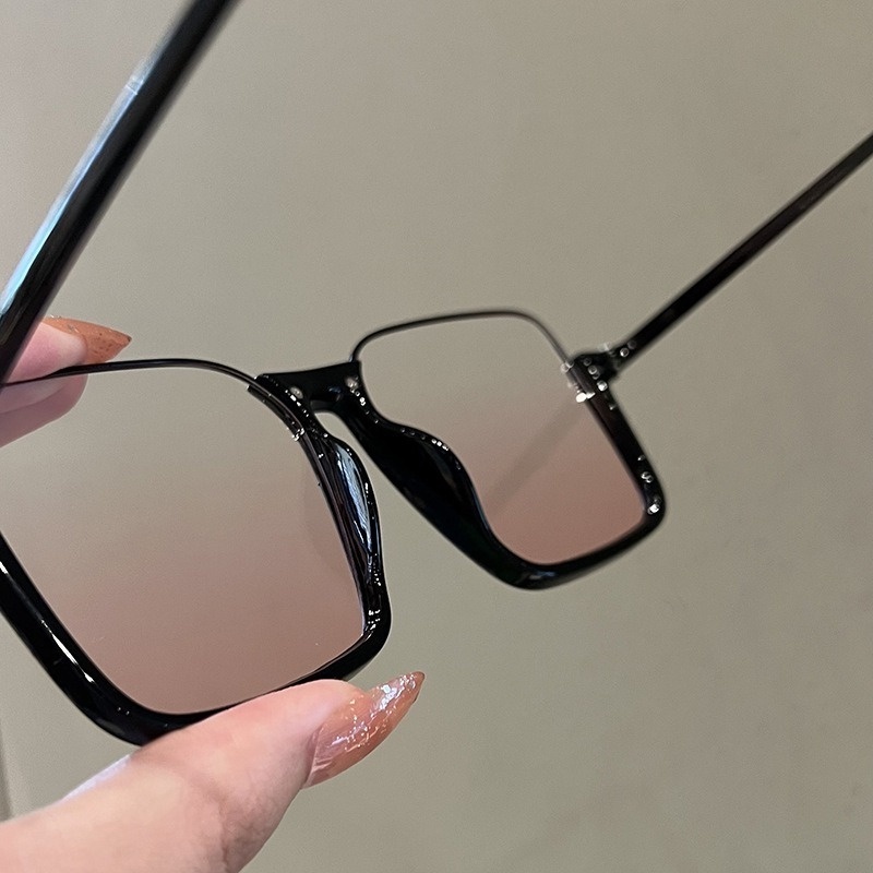 【Support Wholesale】COD (AIMURUSI) Kính Mát Gọng Vuông Lớn Chống Tia Uv Thời Trang Hàn Quốc Cho Nam Nữ Kính Cận Thị