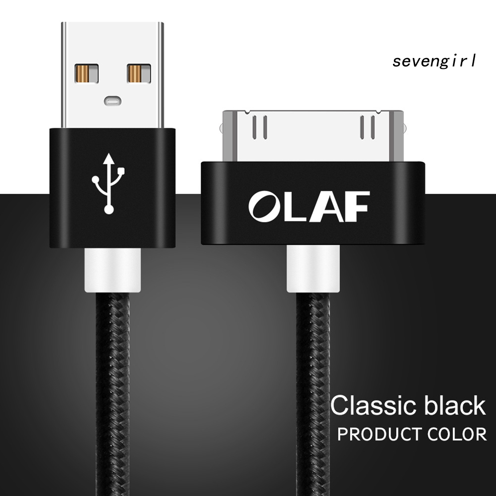 Cáp Sạc Sev-Olaf Usb Dây Dài 100cm Cho Iphone 4 / 4s Ipad 1 2 3