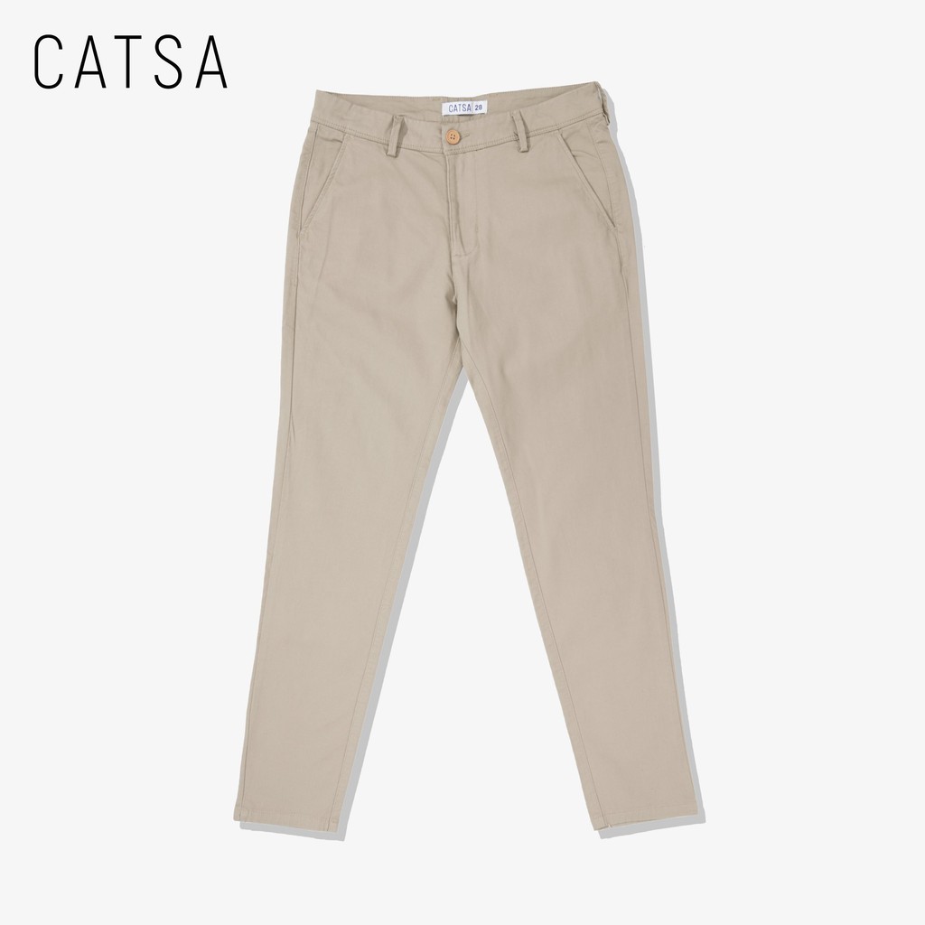 CATSA Quần kaki thêu