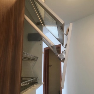 Tay nâng cánh đôi có giảm chấn( hỗ trợ lắp đặt kv hà nội)