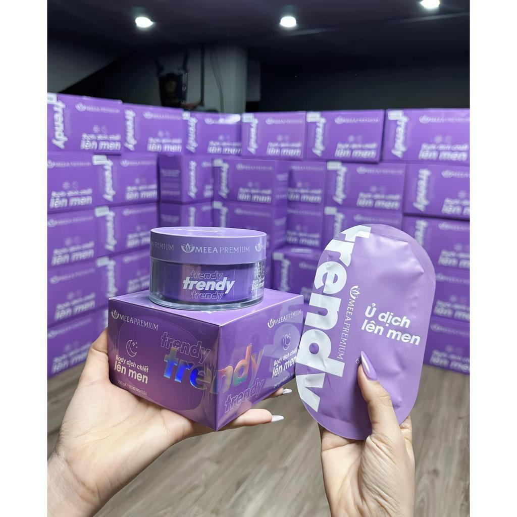 Kem Body Dưỡng Da Tím Trendy Dịch Chiết Lên Men - Meea Premium 250Gram - Doris Shop