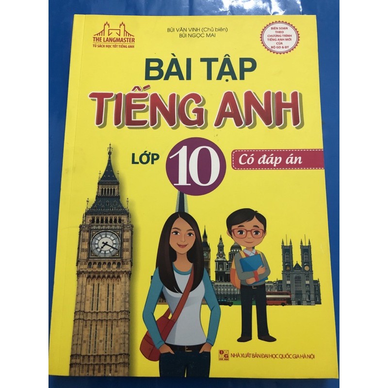 Sách - Bài tập tiếng anh lớp 10 (Có đáp án)