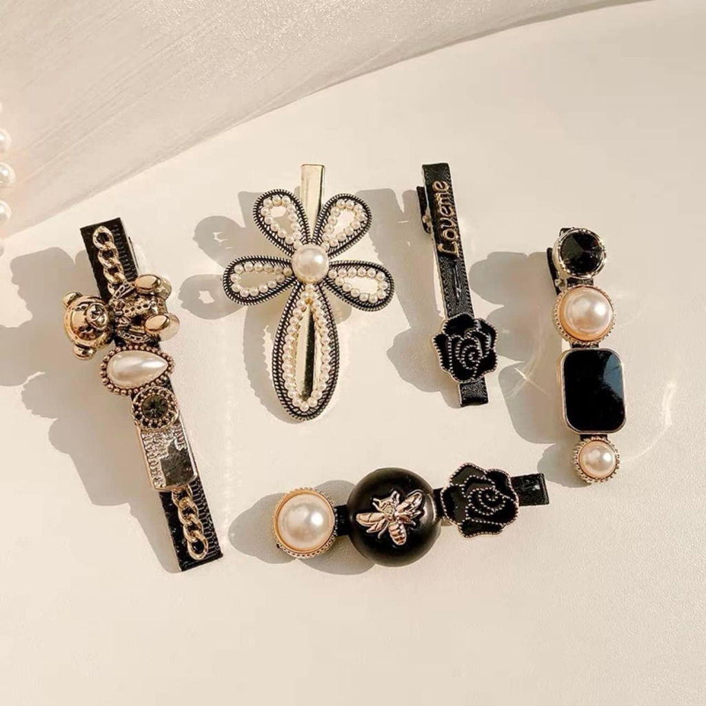 Sét 5 kẹp tóc phong cách Hàn Quốc sang trọng