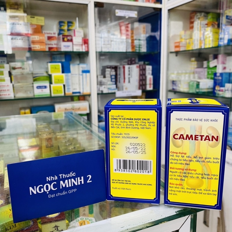✅  VIÊN UỐNG GIÚP TAN SỎI CAMETAN LỌ 40G GIÁ TỐT