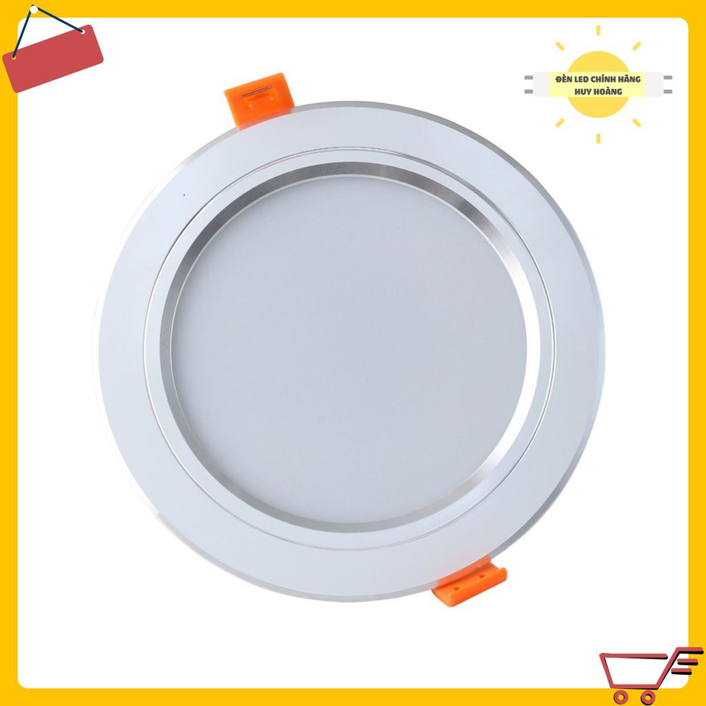 Đèn LED Âm trần Downlight 90/7W Model: D AT10L 90/7W (Viền Bạc) | BigBuy360 - bigbuy360.vn