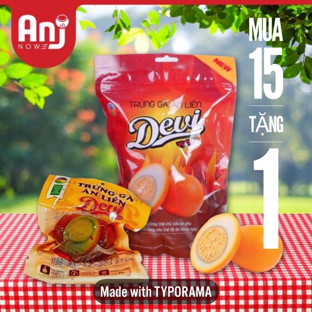 [ Mua Combo 15 quả trứng gà ăn liền Devi siêu ngon cho bữa ăn hàng ngày