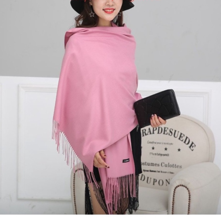 Khăn quàng, choàng cổ mùa đông Cashmere thời trang cao cấp cho nữ
