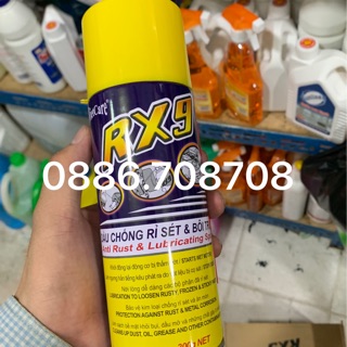 Dầu chống rỉ sét và bôi trơn Rx9 300g
