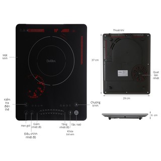 Bếp từ - điện từ Delites BDT01 - 200W