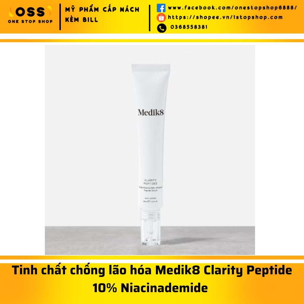 Tinh chất chống lão hóa Medik 8 Clarity Peptide đa chức năng 10% Niacinamide - Sample 1ml | BigBuy360 - bigbuy360.vn