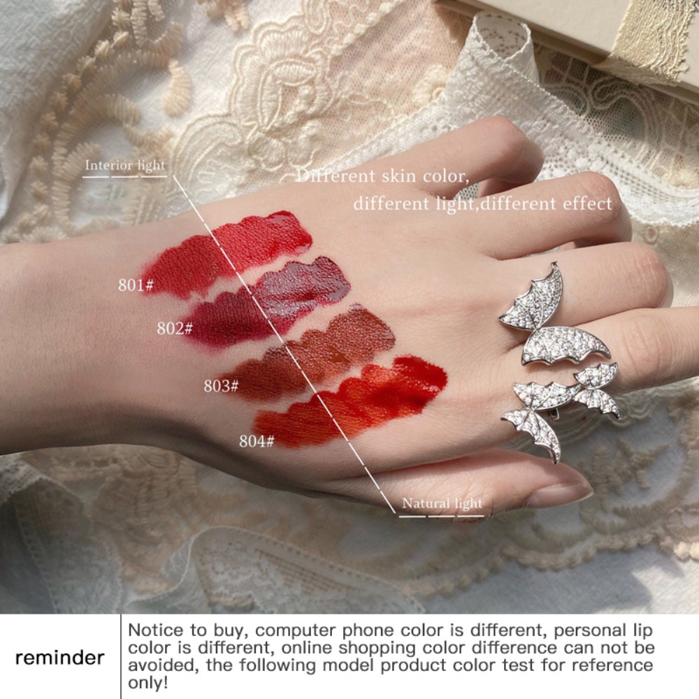 (Hàng Mới Về) Bộ 4 Son Kem Lì Cho Màu Mượt Mà Lâu Trôi Và Dưỡng Ẩm Môi | BigBuy360 - bigbuy360.vn