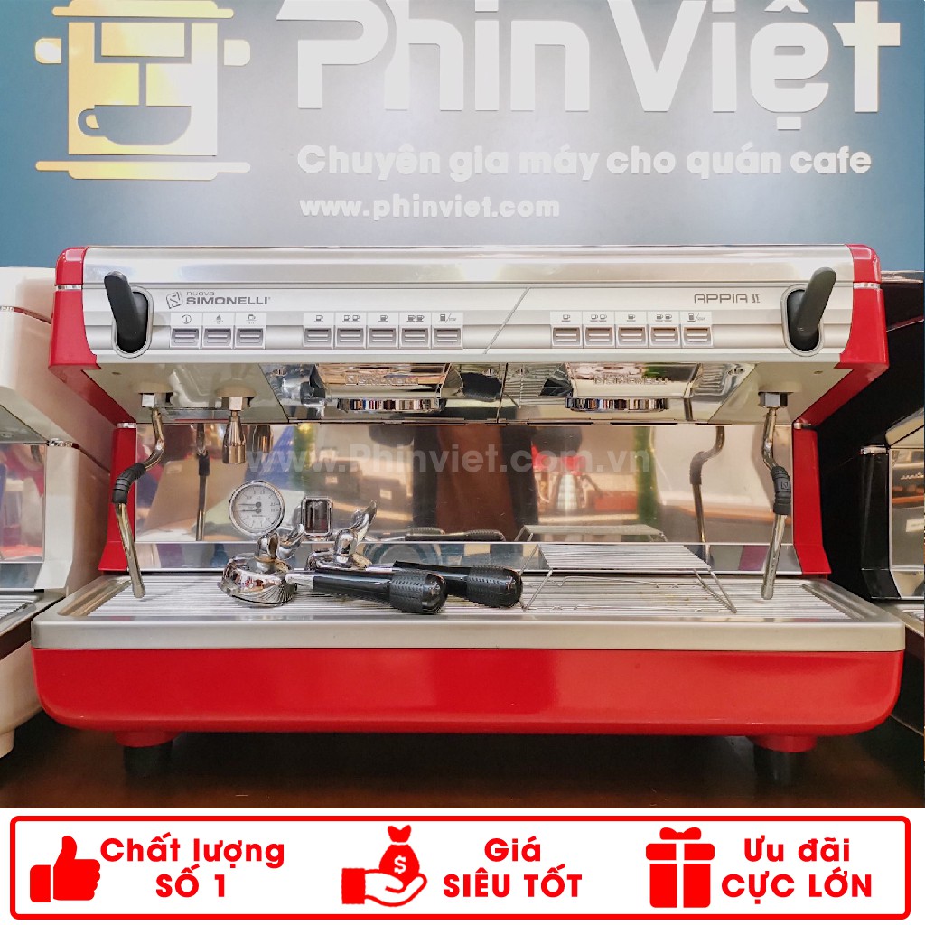 Máy pha cà phê cao cấp giá tốt cho quán Nuova Simonelli Appia 2 group