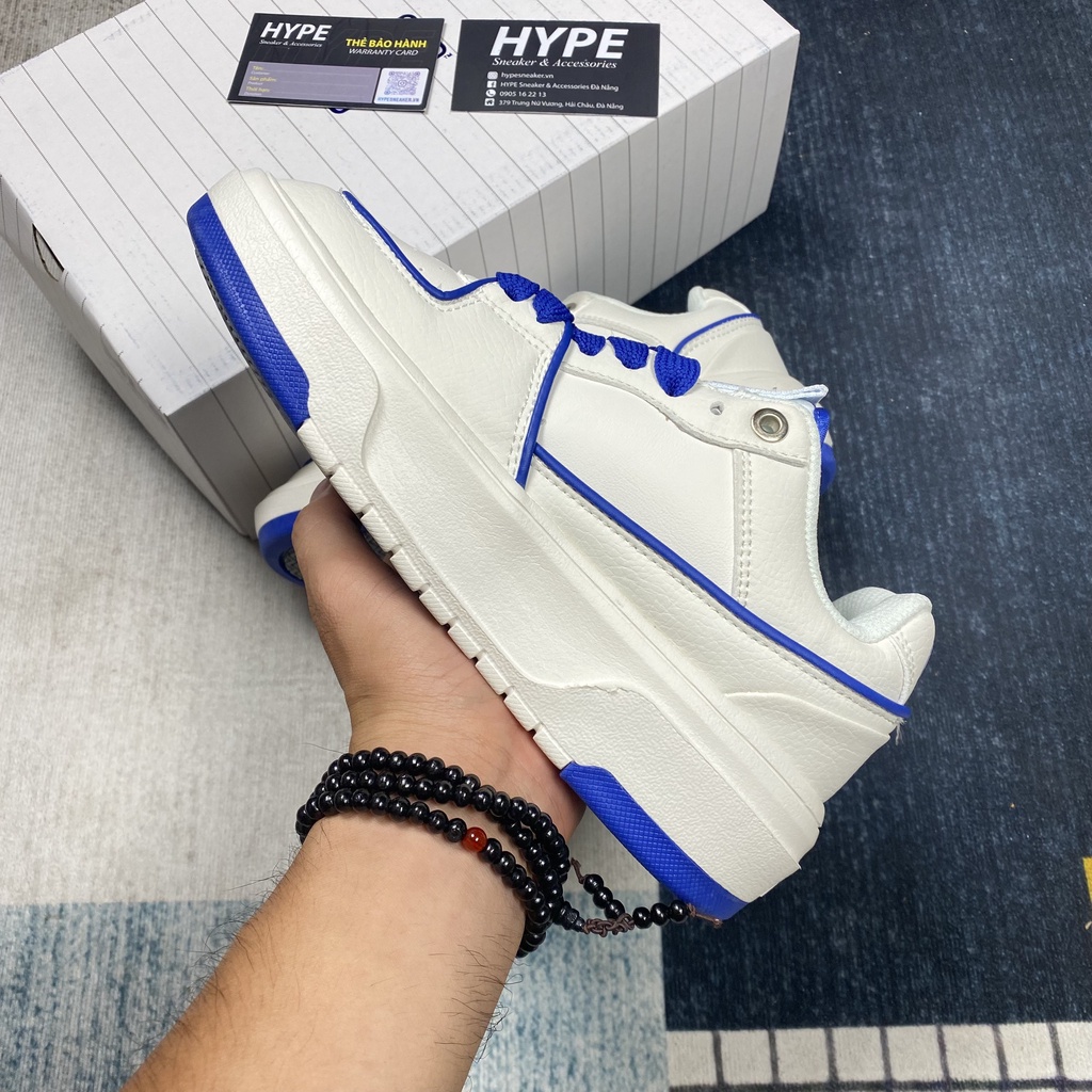 Giày sneaker MLB Chunky Liner LA (MLB Trắng/Xanh) - HYPE Sneaker | Bản 1:1 chuẩn