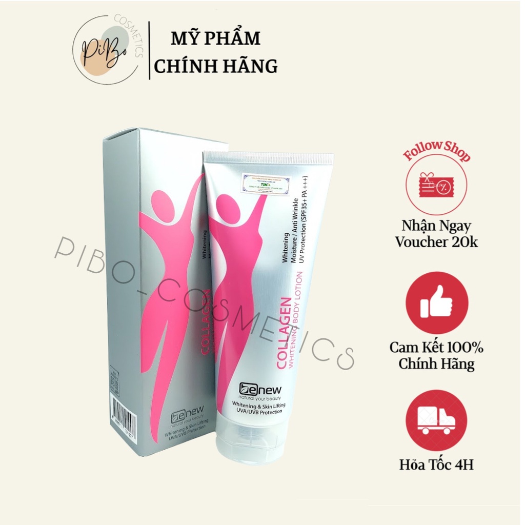 Collagen Whitening Body Lotion BENEW - Kem Dưỡng Thể Trắng Da Nâng Cơ