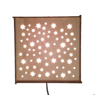 Đèn Gỗ DIY 050 decor trang trí