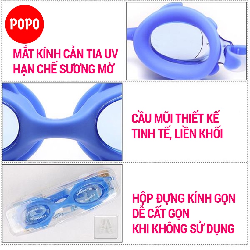 Kính bơi trẻ em SPORTY 1580 chống tia UV hạn chế sương mờ màu sắc hiện đại