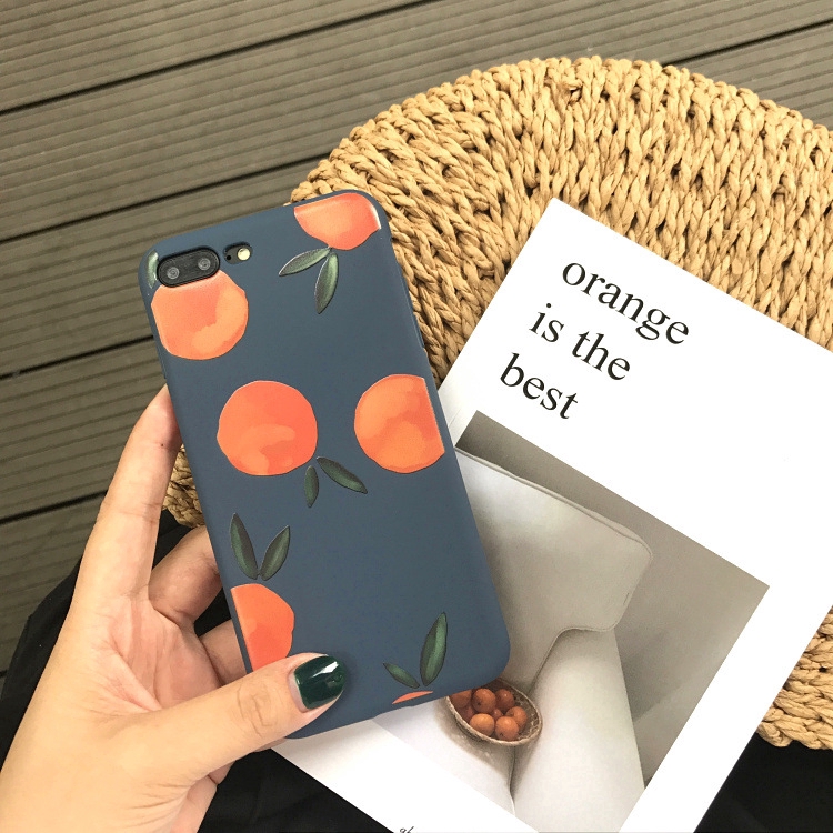 Ốp lưng nhựa mềm hình trái cam phong cách vintage cho iPhone 11 11Pro 11ProMax X 6 6S 7 8 Plus 6Plus XS XR XSmax | BigBuy360 - bigbuy360.vn
