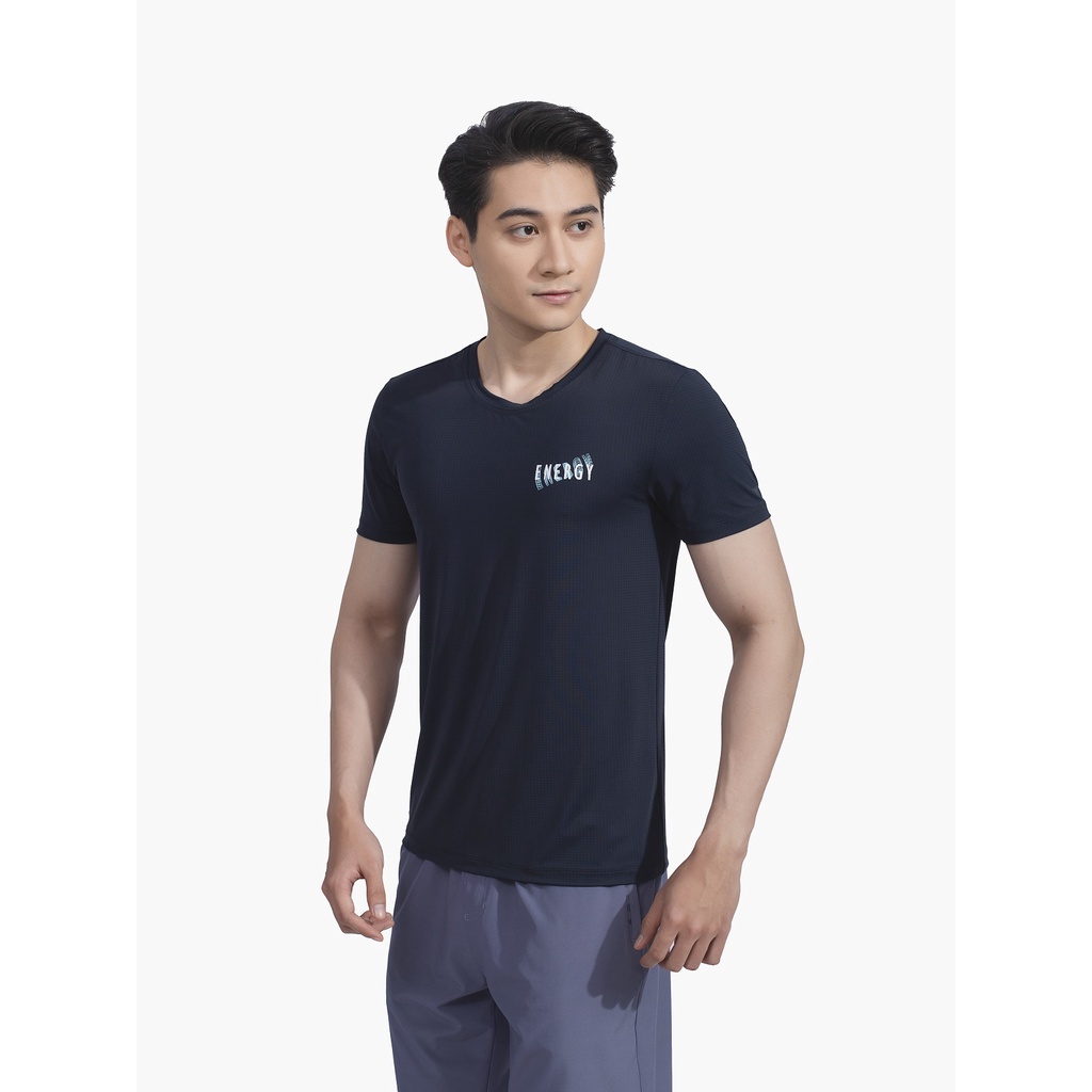 Áo Thun Nam Ngắn Tay Cổ Tròn Aristino ATS032S2 Áo Phông T-Shirt Trơn Màu Chất Vải Thun Lạnh Thể Thao Dáng Slim Fit