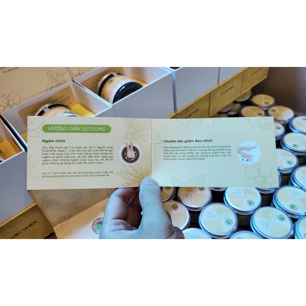 [𝐅𝐫𝐞𝐞 𝐒𝐡𝐢𝐩 - 𝐆𝐢𝐚́ 𝐓𝐨̂́𝐭 𝐍𝐡𝐚̂́𝐭] MUỐI NGÂM CHÂN THẢO MỘC AN MỘC NHIÊN | BigBuy360 - bigbuy360.vn