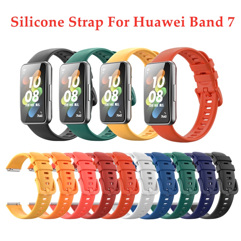 Dây Đeo Silicone Thay Thế Cho Đồng Hồ Thông Minh huawei Band 7 huawei band7