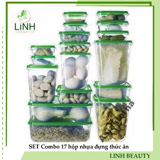SET Combo 17 hộp nhựa đựng thức ăn
