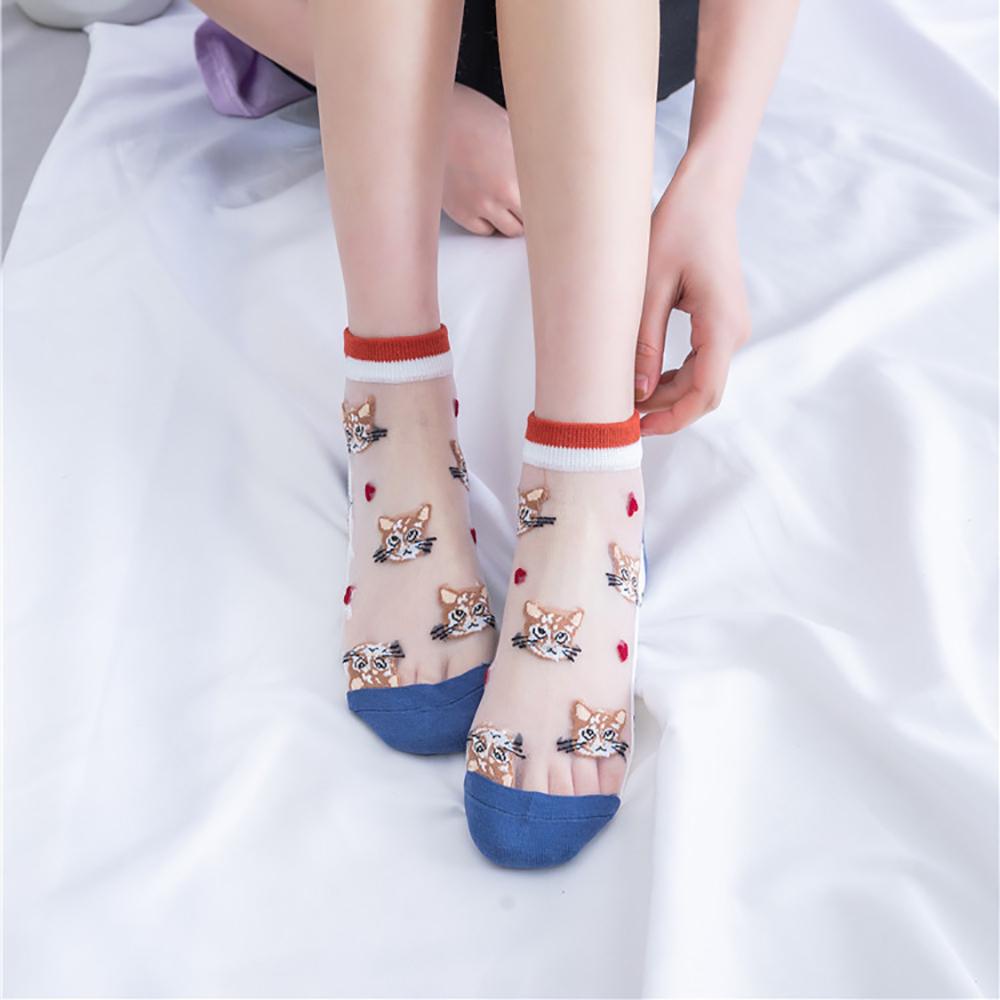 Vớ VANES1 Mèo Phụ Nữ Thoải Mái Đáy Bông Cô Gái|Hobbyy