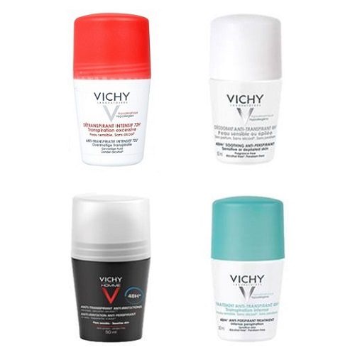 Vichy - Lăn khử mùi nắp trắng không mùi cho mọi loại da 50ml