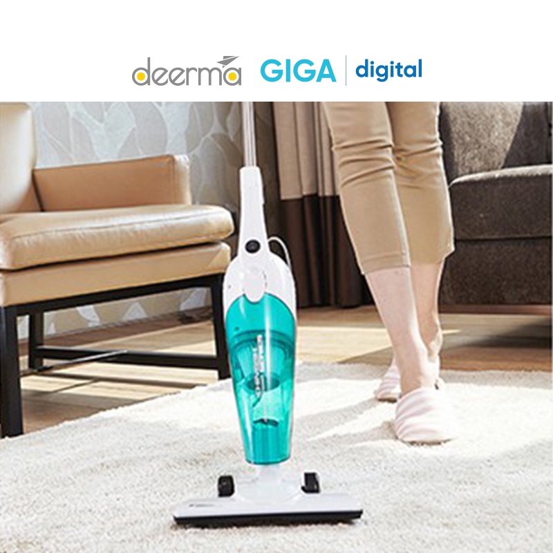 Máy hút bụi cầm tay gia đình Deerma DX118C / DX115C / DX128C -  Công suất 400W - 600W 3 đầu hút, dây 4.5m