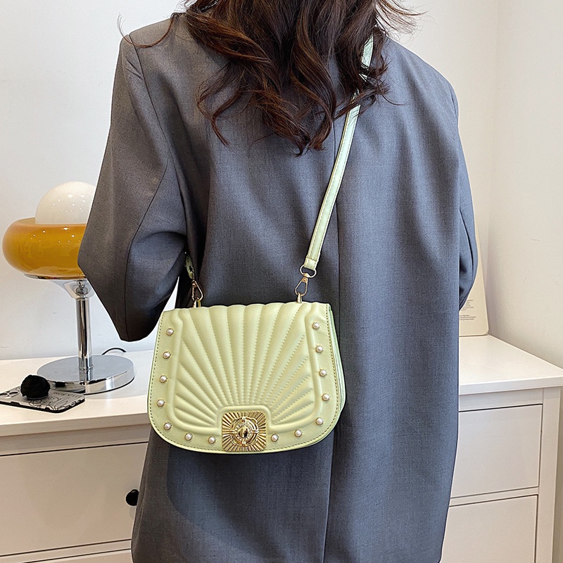 Túi Đeo JASMIN NOIR Chéo Vai Họa Tiết Sọc Thời Trang Sành Điệu Cho Nữ