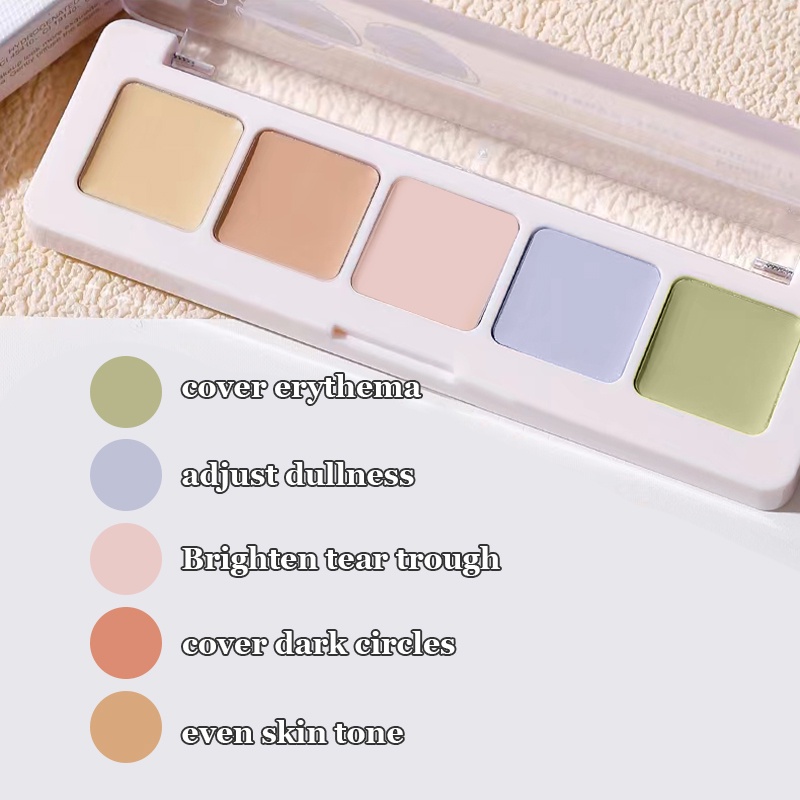 Kem che khuyết điểm SUAKE 5 màu độ che phủ cao/ chống thấm nước/ giữ màu lâu trôi 8g