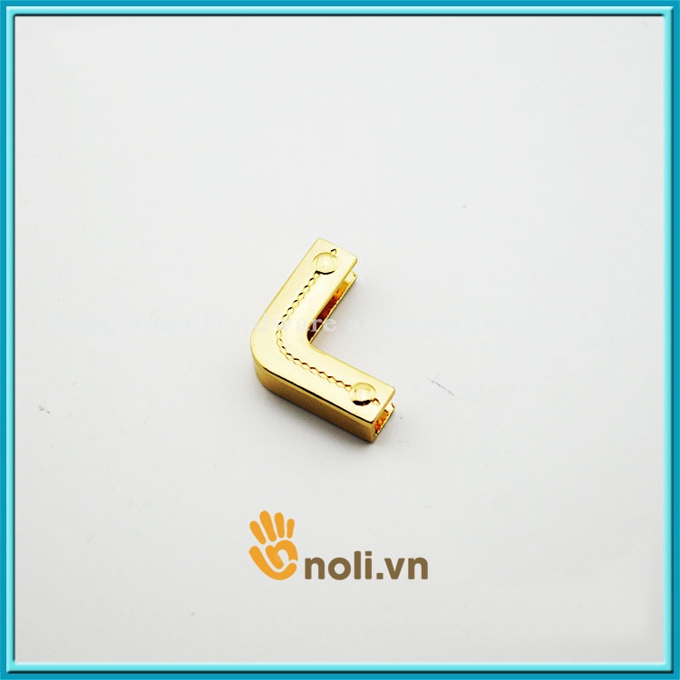 Nẹp góc túi xách có đường vân
