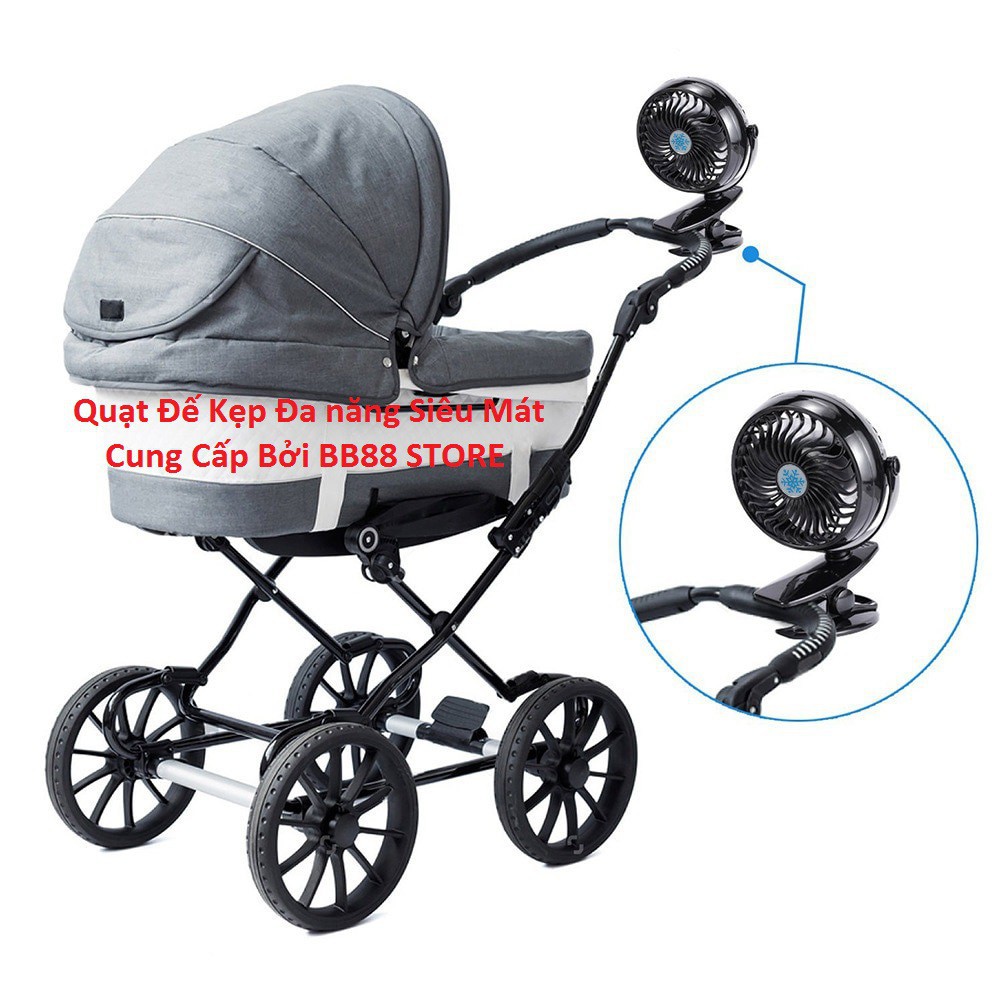 Quạt Mini Pin Sạc Kẹp Bàn Siêu Mát ML -F168 thích hợp cho gia đình có trẻ nhỏ - Kẹp xe nôi đẩy - ô tô - du lịch - để bàn | BigBuy360 - bigbuy360.vn