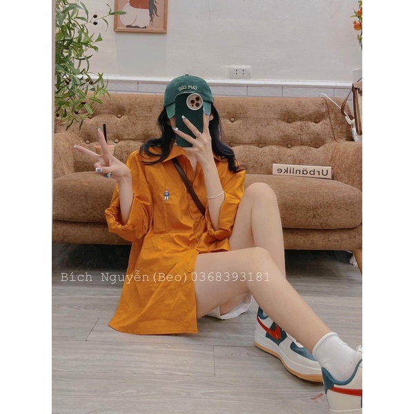 Áo sơ mi thêu gấu TT12