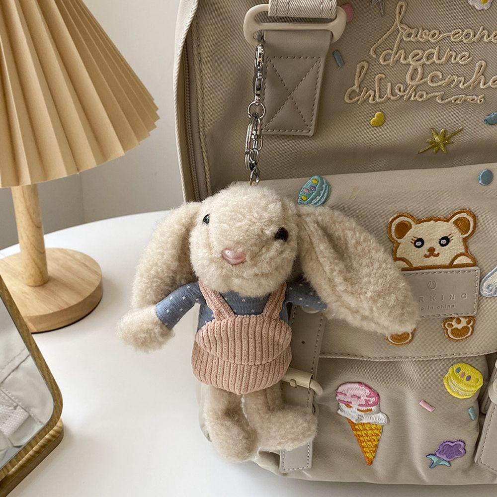 PATRICIA Móc Khóa Thỏ Nhồi Bông Xinh Xắn