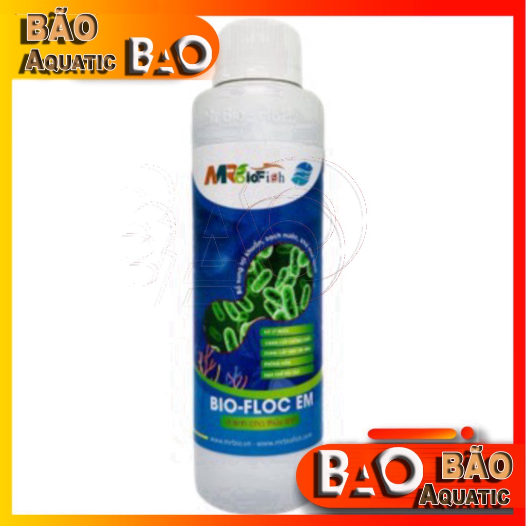 Vi sinh Bio Floc EM Mr BIO công nghệ Nhật bản Vi sinh xử lý nước bể cá cảnh