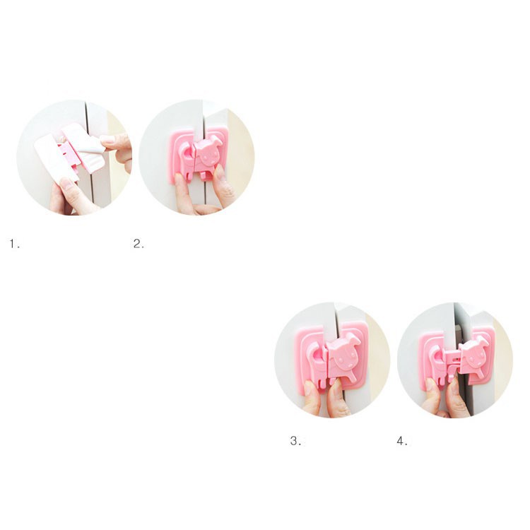 Khóa Gài Cửa Tủ Lạnh Hình Chú Chó Đáng Yêu 88076 Shop Kho Tổng Vp88